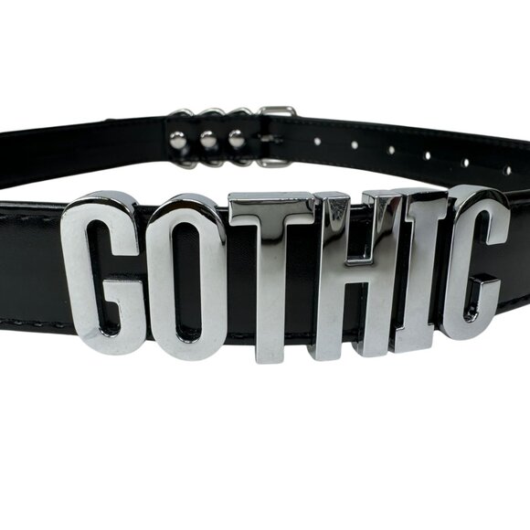 Gothic Black Belt Punk Emo Metal Alternative Horror Deathrock Witchy Vampire S - Picture 6 of 6